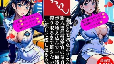 いやらし過ぎる美熟女ポリスたち 新人男性警察官の童貞チ〇ポを咥え込んで一滴残らず搾り取るまで離さない可愛い顔して激し過ぎる淫乱もうたまらんw