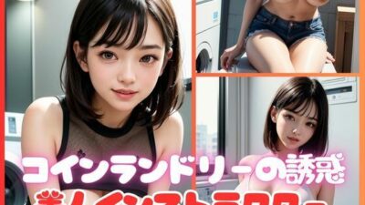 美人インストラクターが個室のコインランドリーでエチエチ色仕掛けこんなの射精不可避ｗ