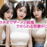フェラチオでザーメン処理させられる若妻がこちらもうたまらんｗ