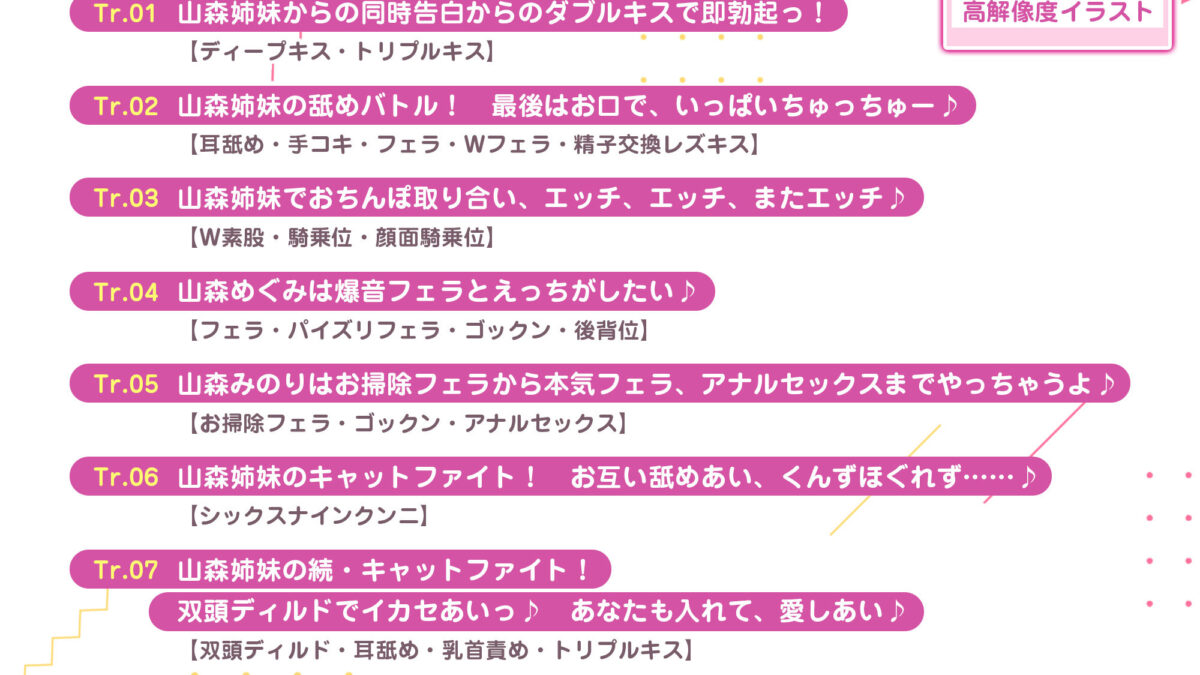 【W逆レ】双子姉妹JKのセックス合戦【完全男性受け】  〜どっちが気持ちいいか勝負したと思ったらレズセバトルに発展！？〜 エロすぎるやろ…