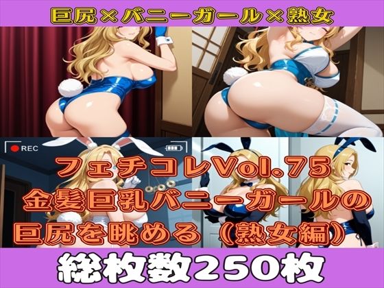 フェチコレVol.77 金髪巨乳バニーガールの巨尻を眺めるだけ（熟女編）【総枚数250枚】もうたまらんｗ