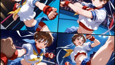 地下格闘技大会 春〇野さくら編今夜のオカズに！！