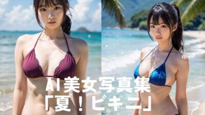 AI美女写真集「夏!ビキニ」No.9もうたまらんw