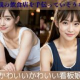 親の飲食店を手伝っていそうないいこがにじみでているかわいいかわいい看板娘今夜のオカズに！！
