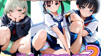 PantyCollectionVII JKしゃがみパンチラ2 エロすぎるやろ…