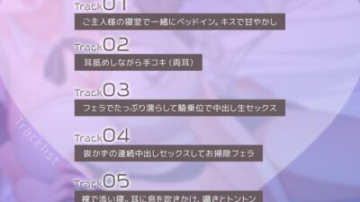 甘々メイドの夜のご奉仕、ご主人様をイかせまくって安眠寝かしつけ もうたまらんw