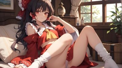 むっちむちな博麗霊夢と性交 今夜のオカズに！！