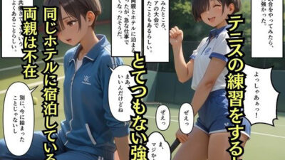 【500枚】大人にタメ口なテニス少年が実は少女だったので【日焼け美少女と中年男の一週間限りのセックスの記録】【パイパンロリ】 今夜のオカズに!!