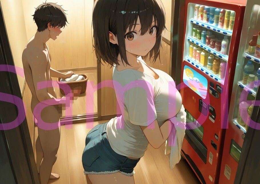 【CFNM】薄着で男風呂を掃除するムッツリ女子大生は無防備な男に興味が止まらない1 おすすめ作品！！