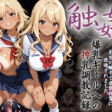 爆乳ギャルへの搾乳調教記録:先生の触手で母乳体質に改造されました。 こんなの射精不可避ｗ