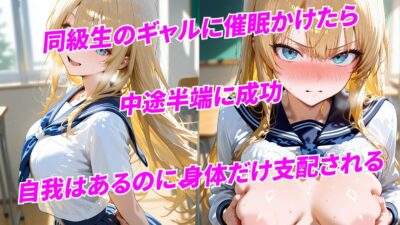 学校で半催◯を使ってみた結果 ギャル同級生編 もうたまらんｗ