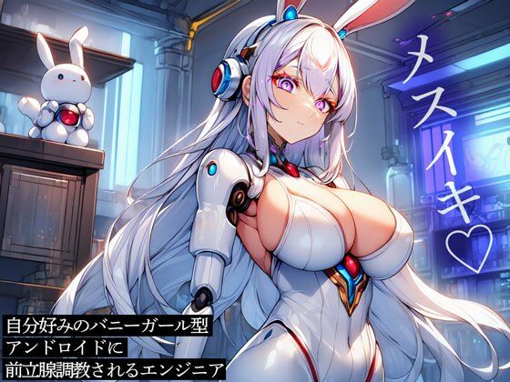自分好みのバニーガール型アンドロイドに前立腺調教されるエンジニア エロすぎるやろ…