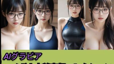 AIグラビアメガネ水着妄想コレクション 今夜のオカズに！！