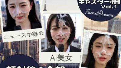 顔射後の余韻 – ニュースキャスター編 Vol.1 もうたまらんｗ
