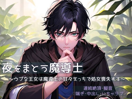 夜をまとう魔導士 〜ウブな王女は魔導士の甘々えっちで処女喪失する〜 今夜のオカズに！！