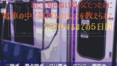 なにも知らない処女だったのに電車の中で気持ちいいことを教えられて完堕ちするまでの5日間 もうたまらんw
