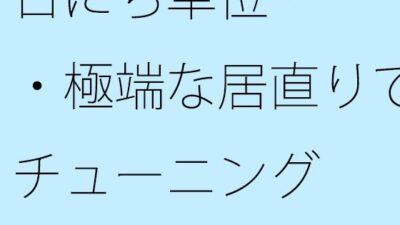 日にち単位・・・・極端な居直りでチューニング エロすぎるやろ…