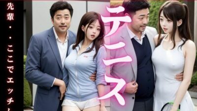 テニス部のコーチと女子大生が放課後に部室でエッチ、テニスサークルの男女が結ばれる 今夜のオカズに！！