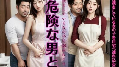 怪我をしている女の子の手当てと言って自宅へ連れ込む男、カフェで出会った二人 おすすめ作品！！