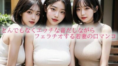 とんでもなくエッチな音だしながらフェラチオする若妻の口マンコ 今夜のオカズに！！