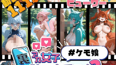 裏アカ女子ショートアニメ3＃ケモ娘 エロすぎるやろ…