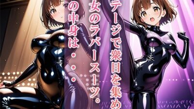 ラバースーツに感じる彼女  〜がまんできない〜 エロすぎるやろ…