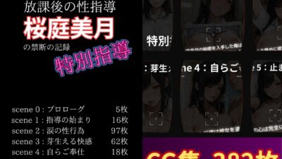 放課後の性指導 〜桜庭美月の禁断の記録-ハメ撮り 今夜のオカズに！！