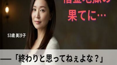 【シニア恋愛】「借金地獄の果てに…」〜終わりと思ってねぇよな？冷たい声で、私を嘲笑った〜53歳美沙子【官能朗読】 おすすめ作品！！