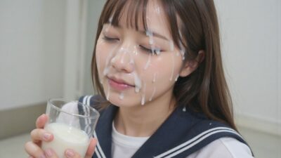 可愛いJKの顔面にひたすらザーメンぶっかけ！5 エロすぎるやろ…