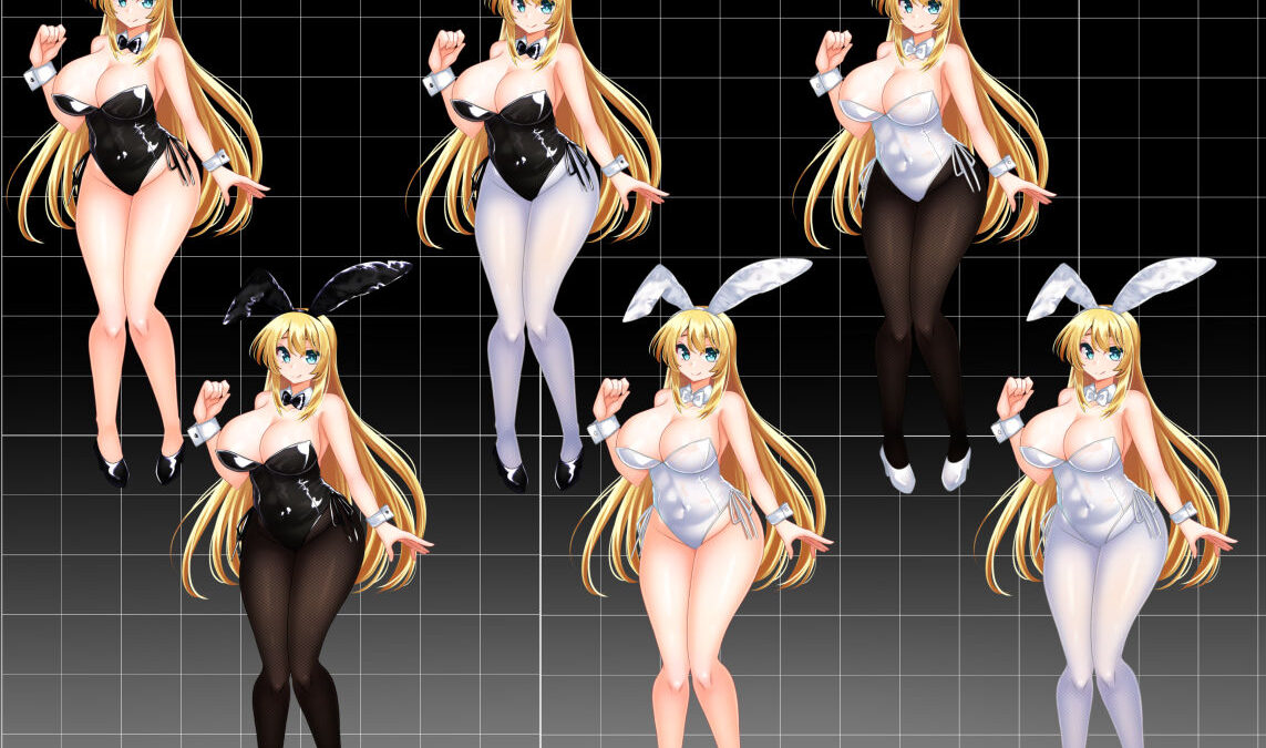 【立ち絵素材】カラーバニーガール エロすぎるやろ…