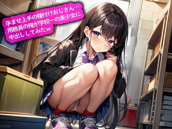 孕ませ上手の種付けおじさん…用務員の俺が学校一の美少女に中出ししてみたw こんなの射精不可避ｗ