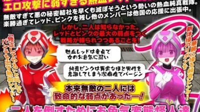 熱血純真戦隊  レッドとピンク こんなの射精不可避ｗ