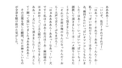 キモ親父のデカチンポで調教済だったお母さん〜私は「元」変態淫乱マンコ犬〜 おすすめ作品！！