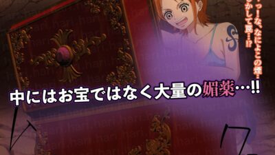 媚薬トラップにかかりムラムラ120％のナミさんが、通りすがりの男海賊を自室に連れ込んで汗だく生ハメセックス 今夜のオカズに！！