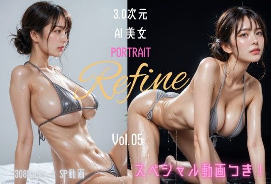 3.0次元AI美女 PORTRAIT Refine VOL.05 AI SEX ポーズ集 おすすめ作品！！