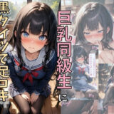 巨乳同級生に黒タイツで足コキしてもらった話 今夜のオカズに！！