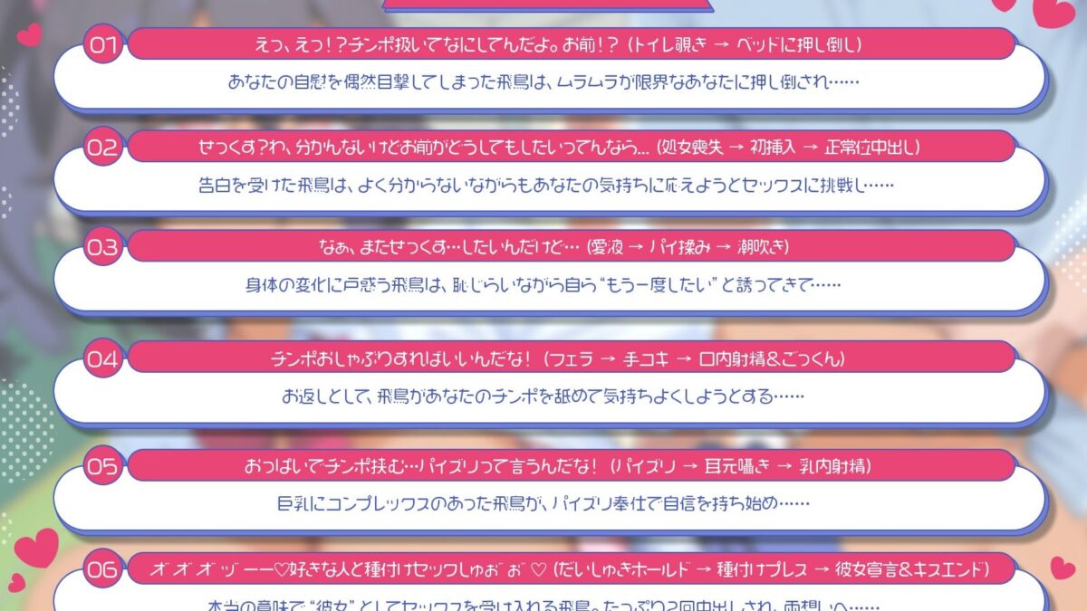 【KU100・長編】男勝りな爆乳JKと、性知識ゼロからはじめる毎日えっち おすすめ作品！！