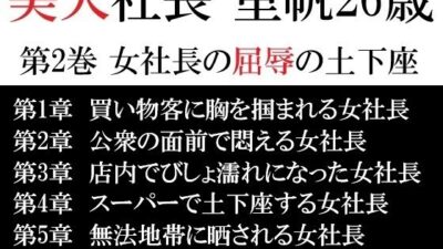 美人社長 里帆26歳 第2巻 女社長の屈辱の土下座 おすすめ作品！！