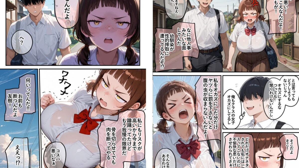 男子のオナネタTier1の芋顔巨乳幼馴染は昨日俺とセックスした もうたまらんｗ