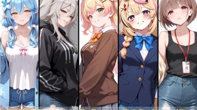 ホロライブCG集（R18） 5期生＋のどかちゃん キュートでセクシーなCG集 合計500枚 もうたまらんｗ