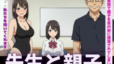 先生！JKと母親を個別指導の情熱セックス！ こんなの射精不可避ｗ