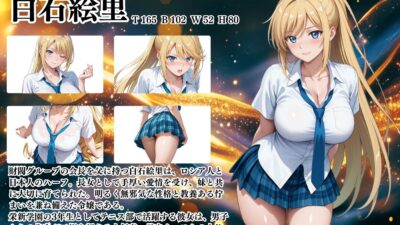 【4Kイラスト】1万3000人の生徒を抱いた校長による白石絵里への性指導(ラブホテル_青レースver.編) もうたまらんw
