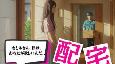 主婦に恋した宅配員は無理矢理家に入ってSEXしてしまう物語 エロすぎるやろ…