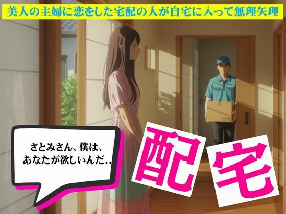 主婦に恋した宅配員は無理矢理家に入ってSEXしてしまう物語 エロすぎるやろ…