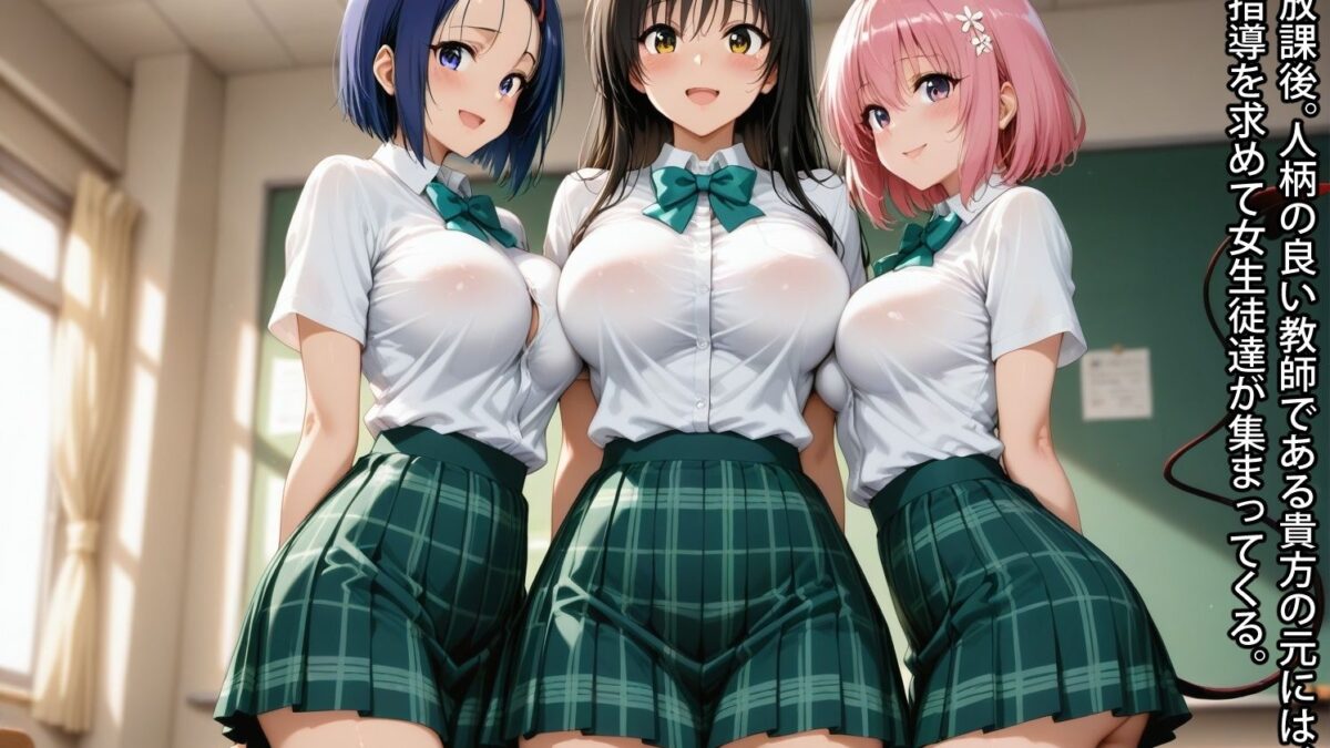 性指導志願【唯・モモ・春菜】 エロすぎるやろ…
