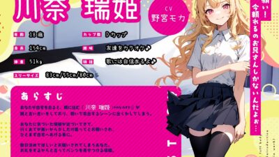 家出した隣人ギャルJKが転がり込んできた…家賃は身体で♪親バレ厳禁の囁きご奉仕なまエッチ おすすめ作品!!