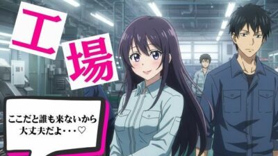 工場で起きたハプニング2作｜製造業の工場で新入社員が隠れて濃厚セックス エロすぎるやろ…