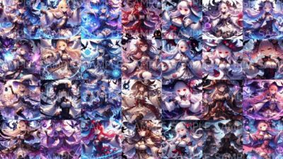 萌え系美少女ファンタジーイラスト素材集「魔法使い」 究極のプレイｗｗｗ
