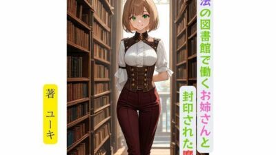 魔法の図書館で働くお姉さんと封印された魔物 イキまくるwww