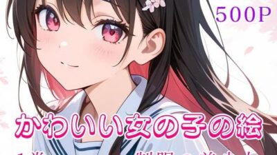 かわいい女の子の絵  1巻  制服の美少女 悶絶♥ノリノリで乱！！
